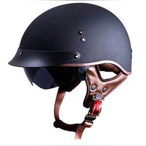 Matte Black Motorcycle Helmet